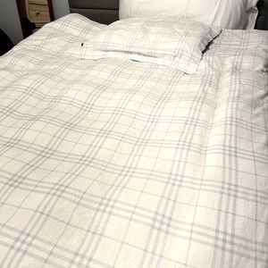 Flannel duvet cover